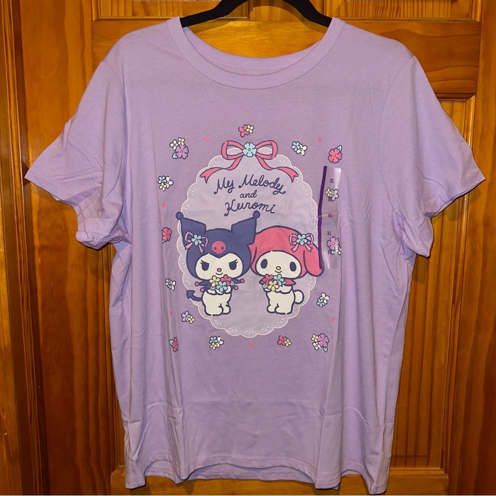 Sanrio My Melody and Kuromi T-Shirt NWT Sz: XL